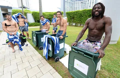 These rugby players are cool