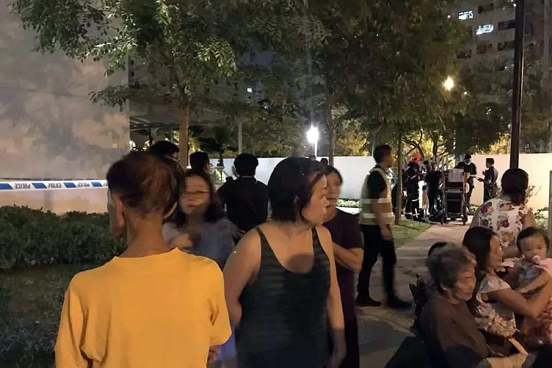 Residents from the block at Forestville executive condominium were evacuated after the fire last Saturday, with a family needing to be rescued by SCDF firefighters.