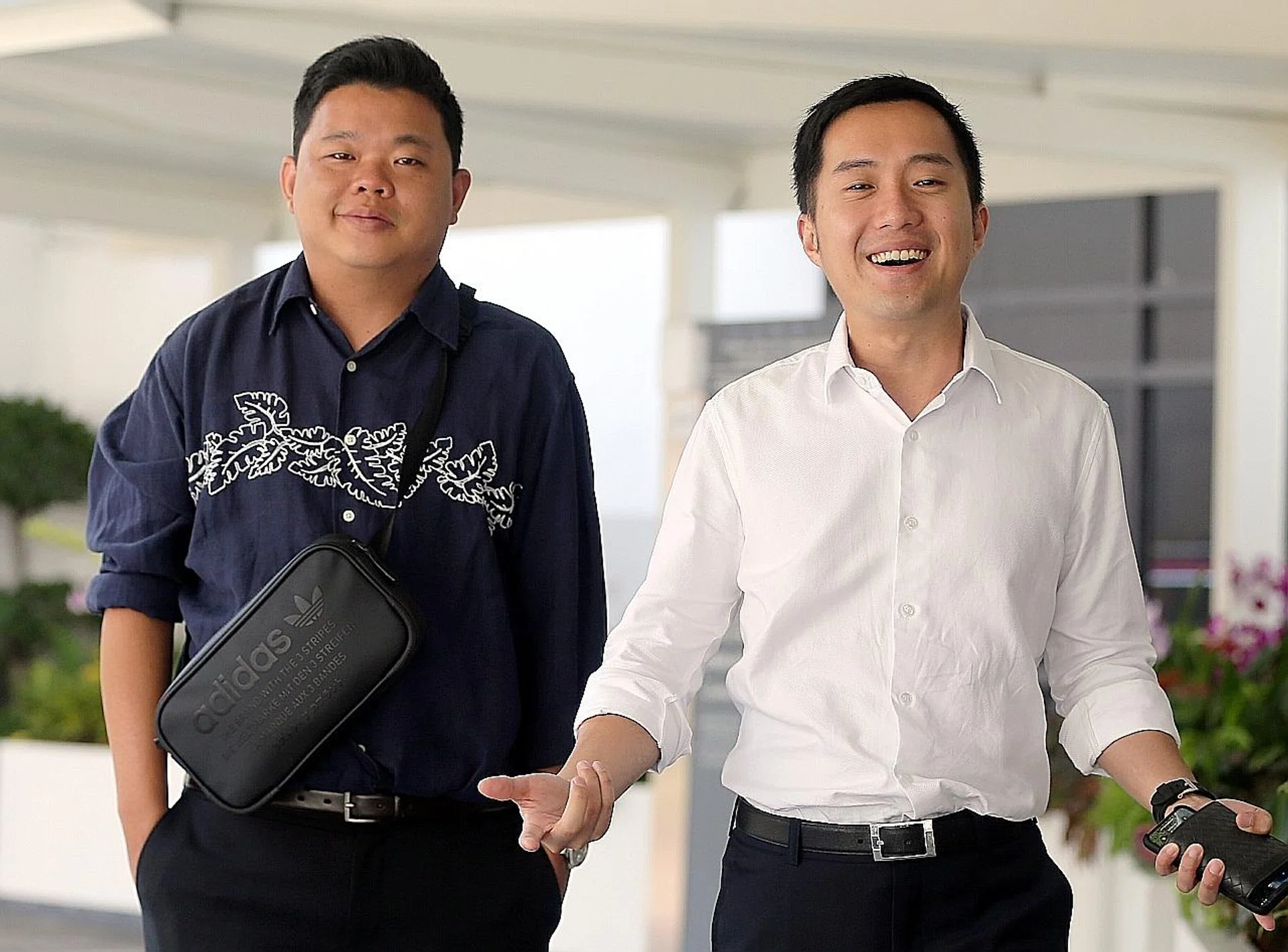 Yao Songliang (left) and Tan En Wei Terrence (right) were each fined $60,000 and paid the fine on the spot.