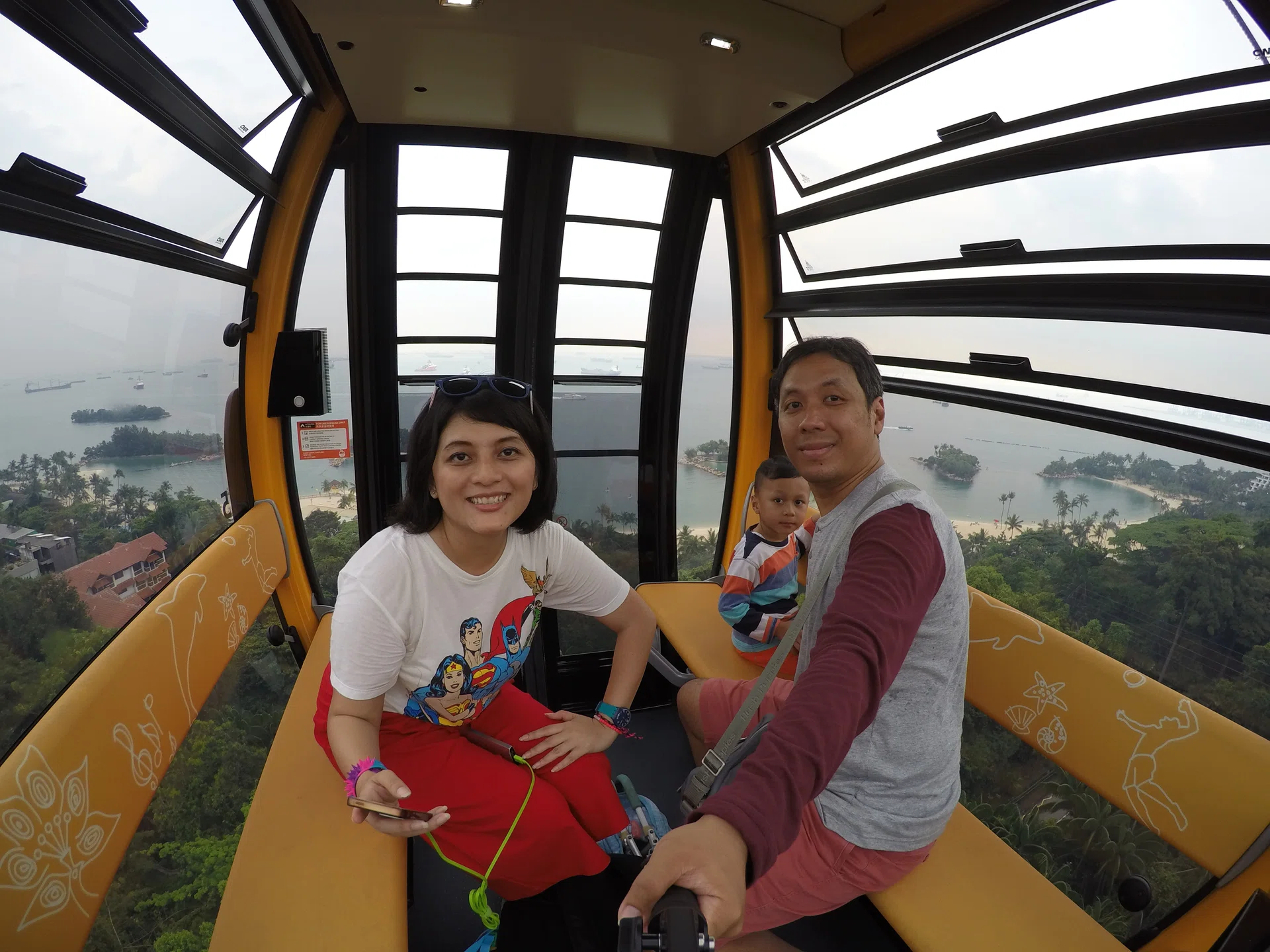 One of the photos on the camera found at Siloso Beach.