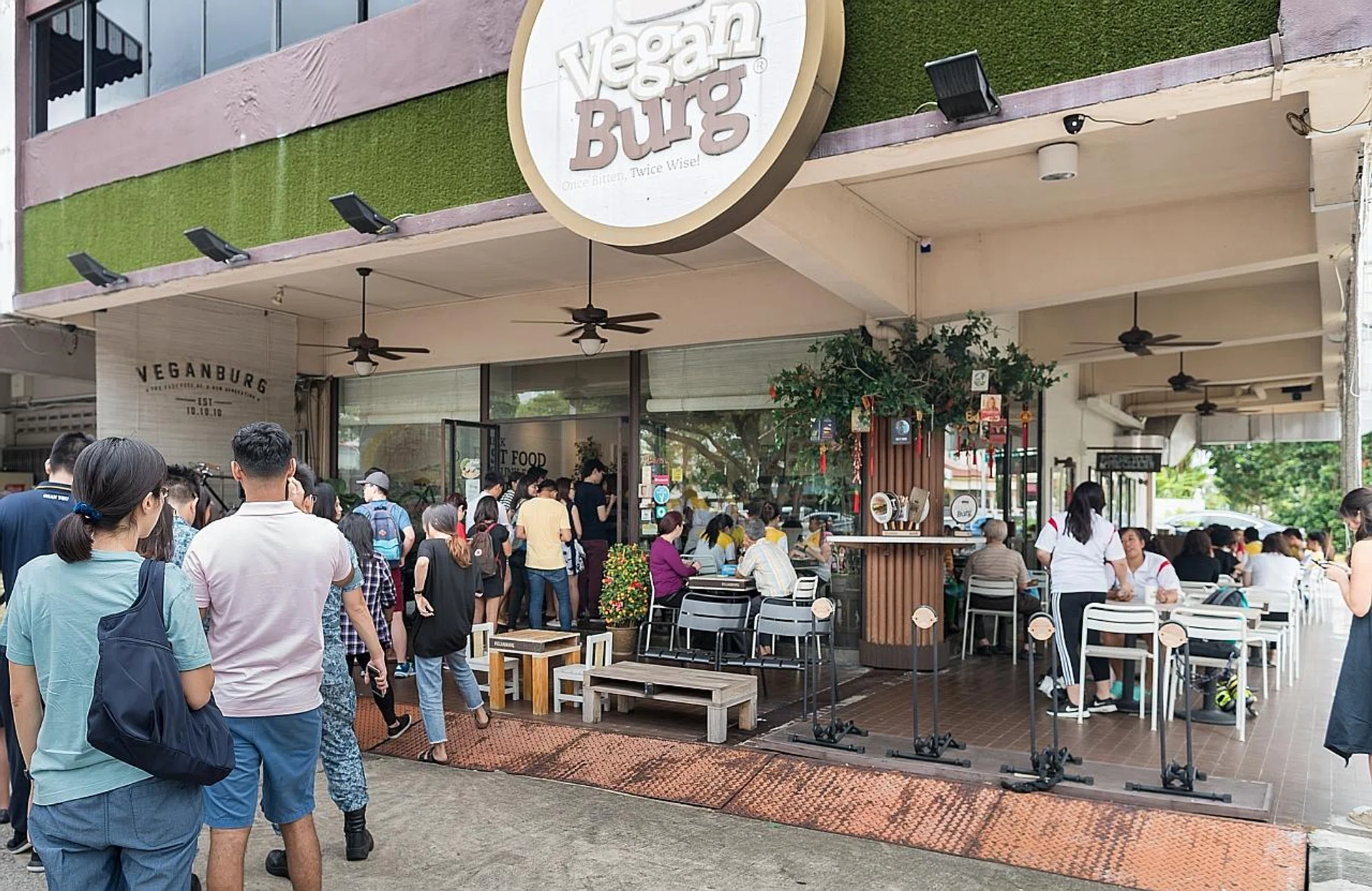 VeganBurg has a 100 per cent plant-based menu. 