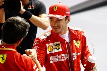 Leclerc grabs pole for Singapore GP