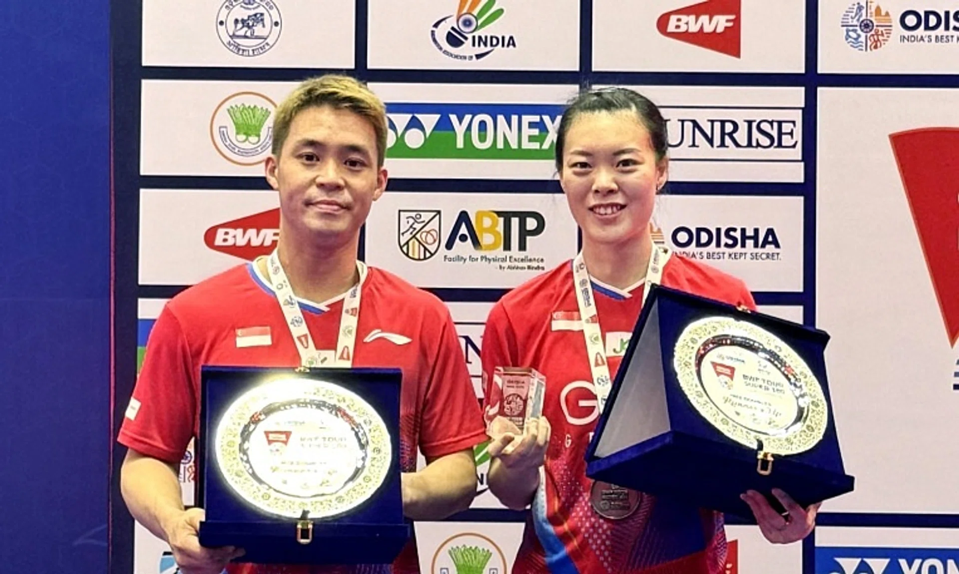 Singapore's mixed doubles pair Terry Hee and Jin Yujia claimed silver at the Odisha Masters in only their second competition as a pair.