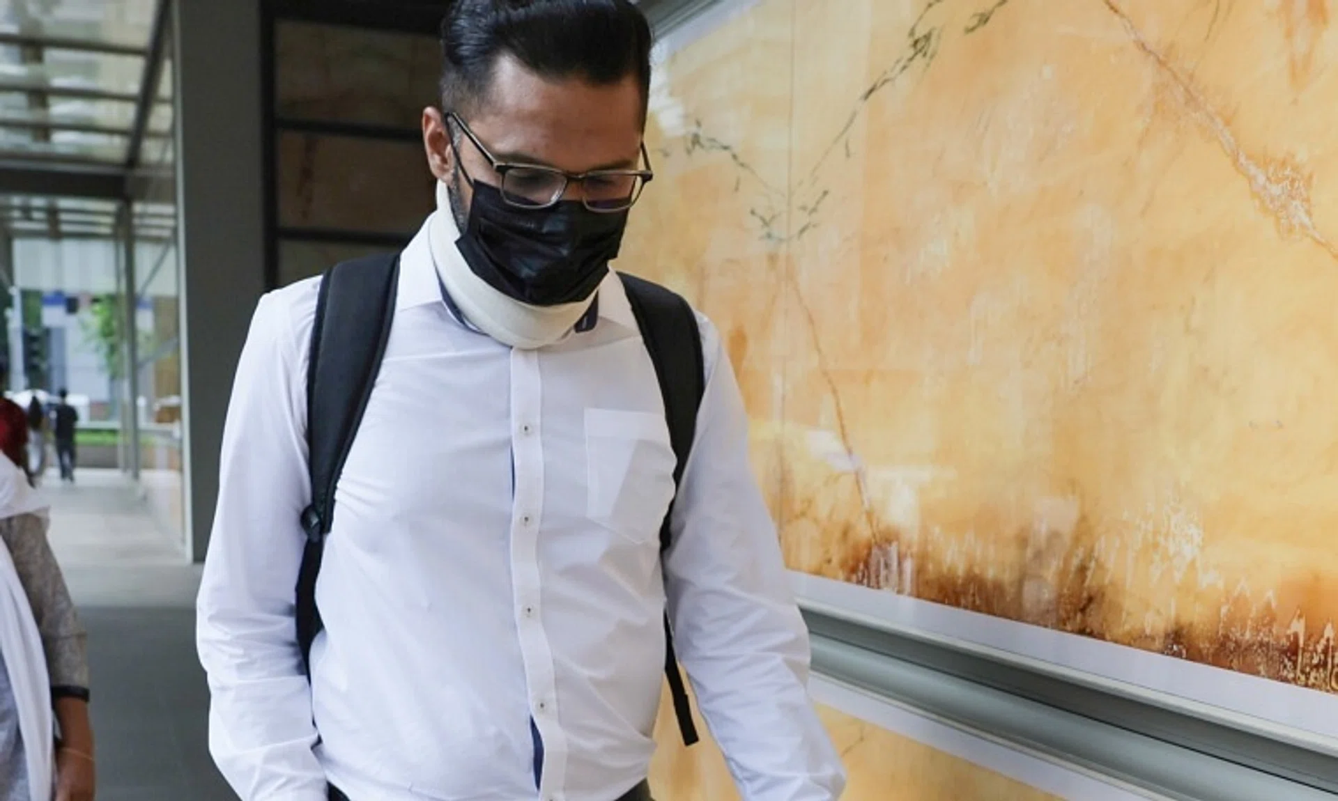 Mr Durairaj Santiran claimed that the fall caused injuries to his spine, leaving him medically unfit to continue working as a flight steward.