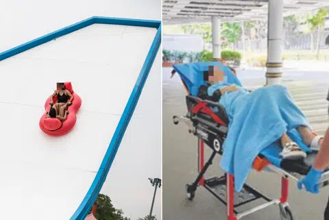 Woman, 50, fractures tailbone on Wild Wild Wet slide