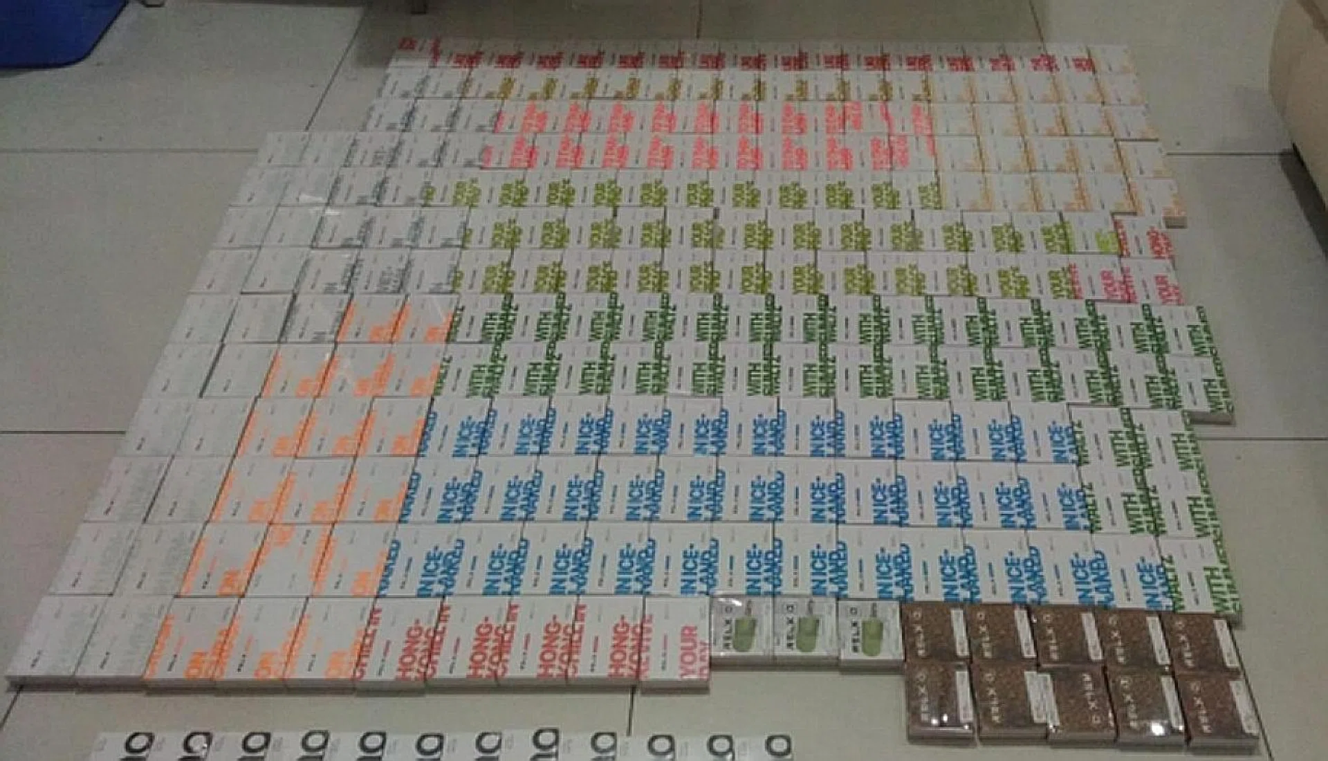 The items were shipped to Singapore as toys. 