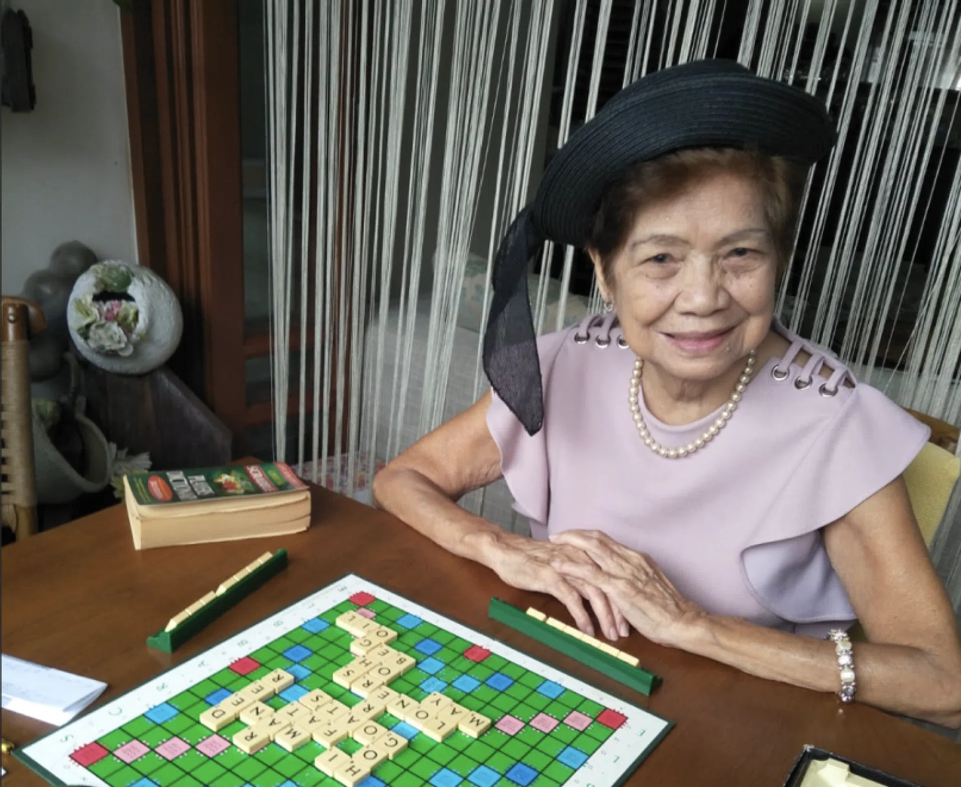 Grandma used to beat me at Scrabble.