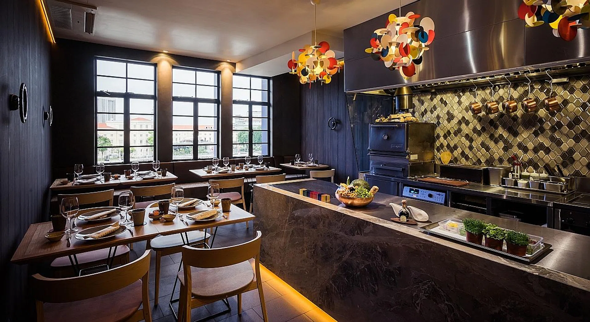 Italian restaurant Braci is fully booked for this weekend. Due to safe distancing measures, the restaurant's capacity will be halved. 