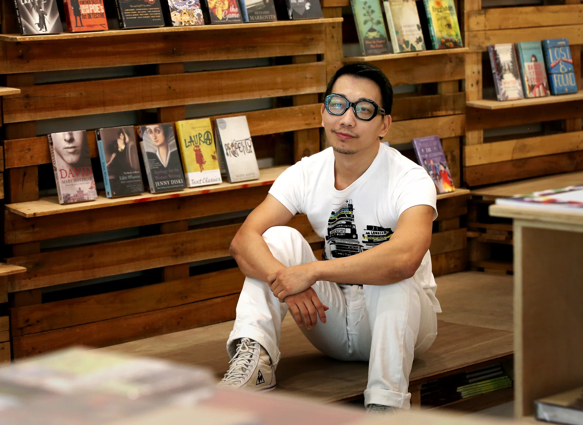 FEELING THE HEAT: Mr Koh says he has not been drawing a salary for months and is dipping into his savings to
survive. 