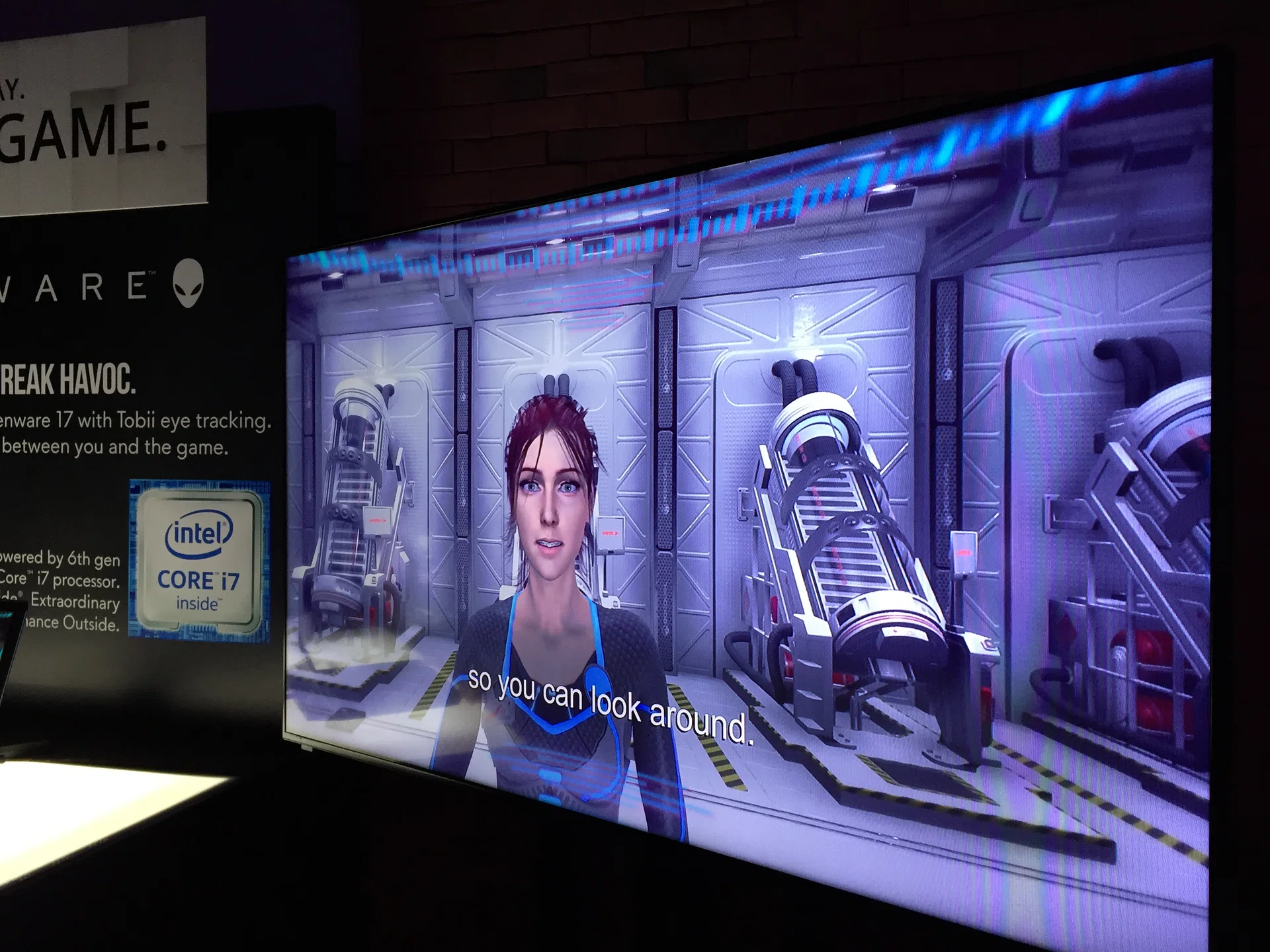 An example of the VR games. VR laptops are a new phenomenon.