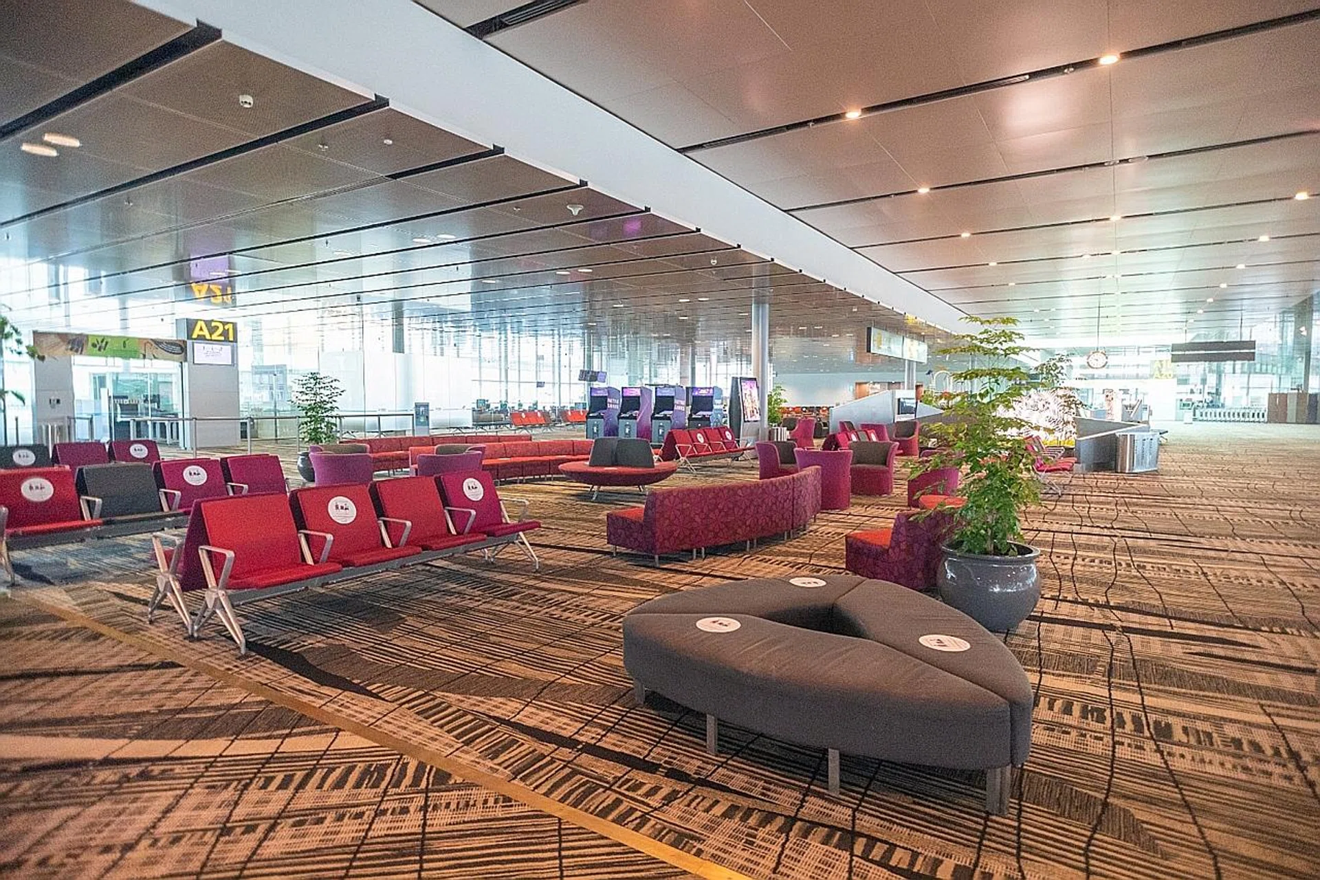 Temperatures will be taken at the entrance of the transit holding areas, which will be deep cleaned and disinfected regularly, said Changi Airport Group. 