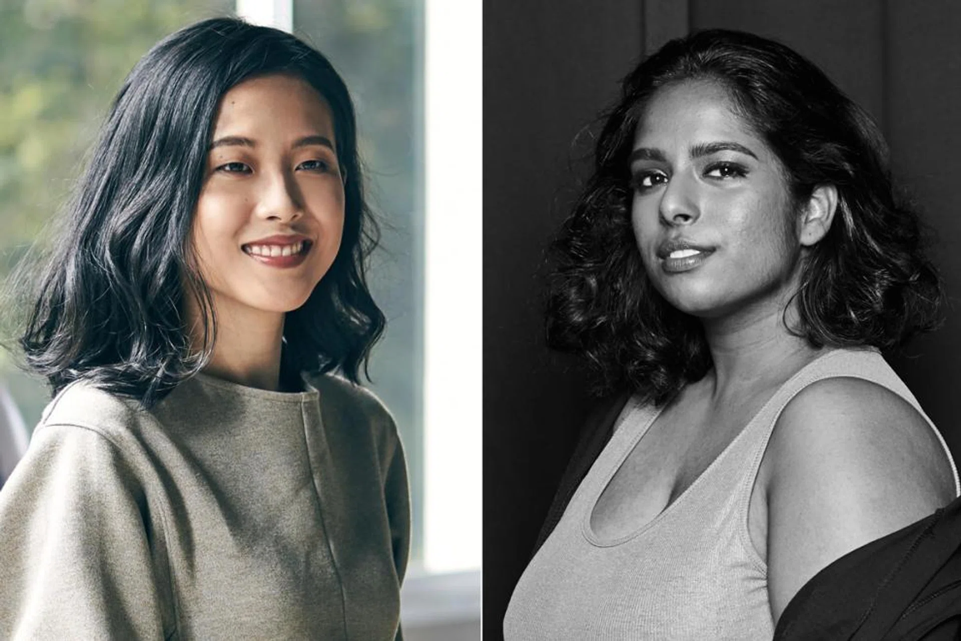 Left: ELISA LIM, 26. Right: MARY VICTOR, 22 

