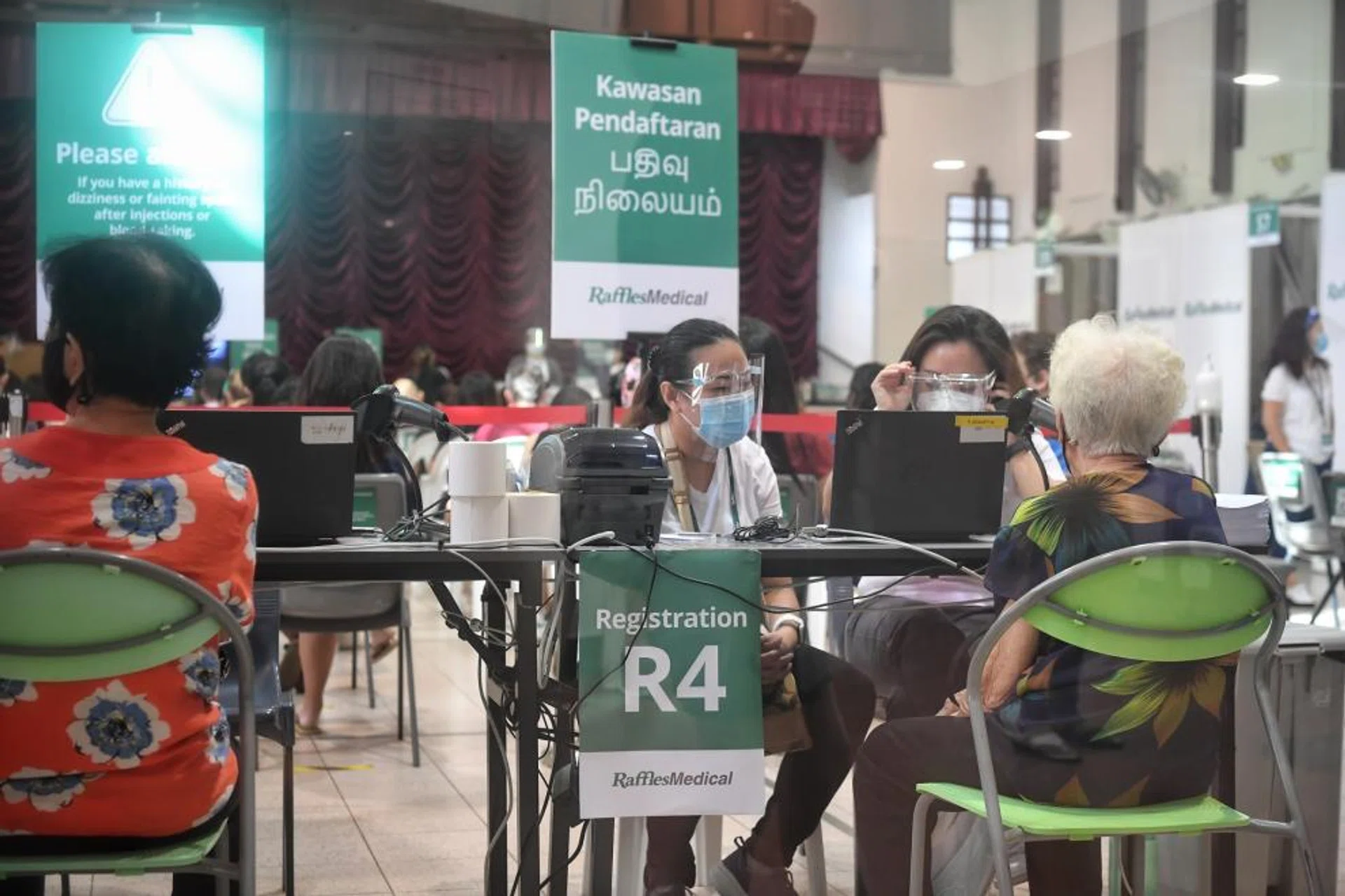 The vaccination rate for those above the age of 70 is now 71 per cent. 
