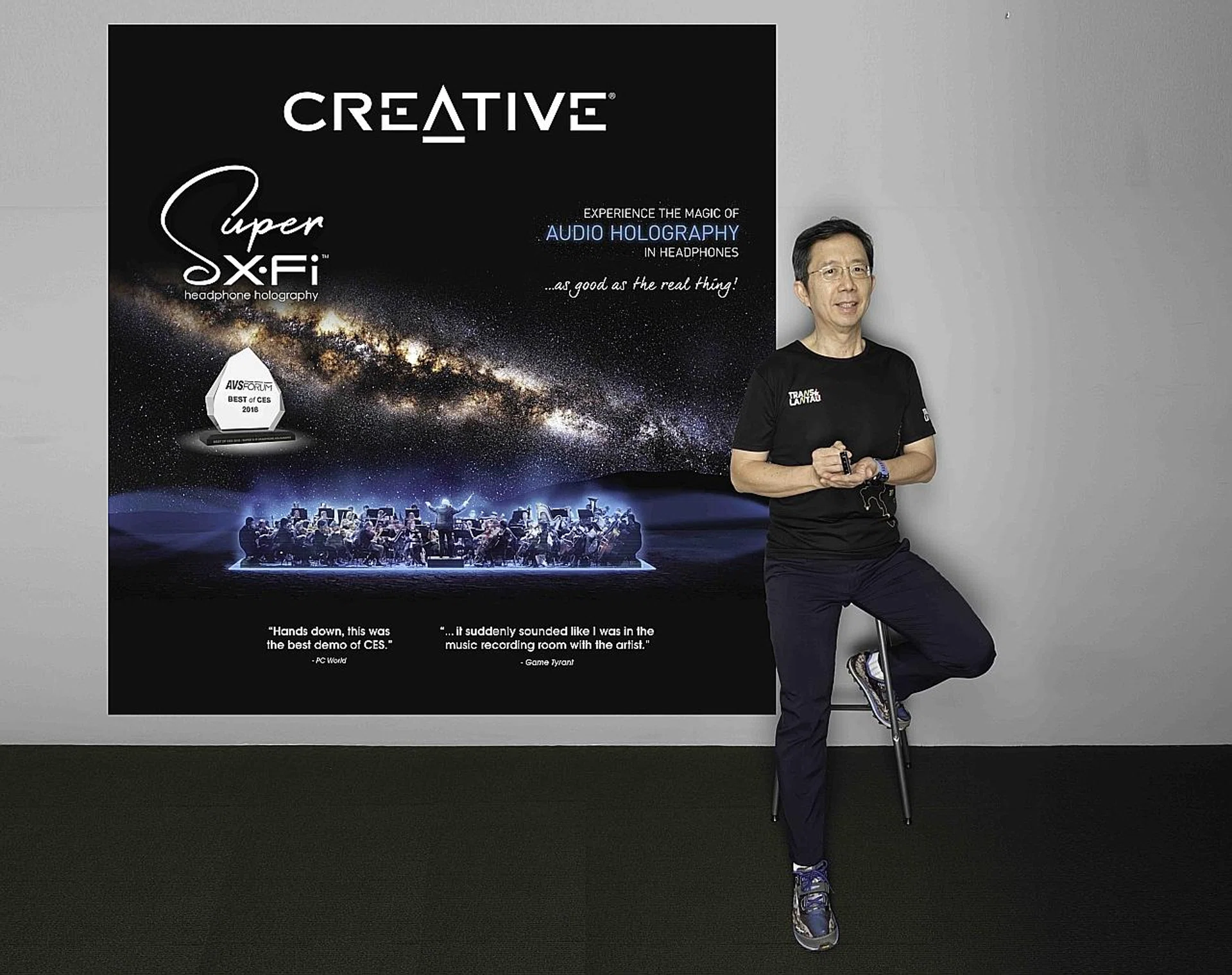 Creative Technology's chief executive Sim Wong Hoo. 