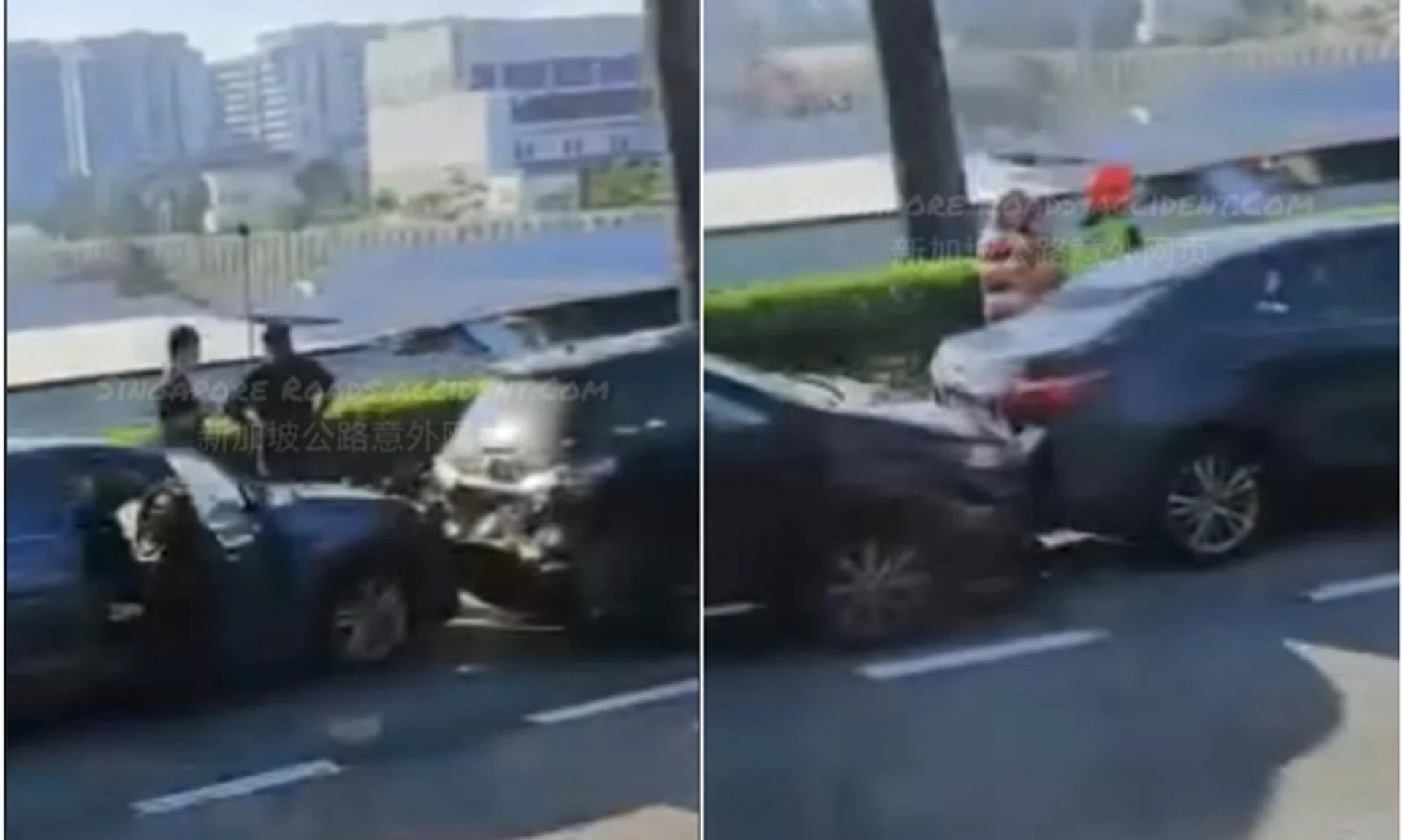The accident on Nov 26 involved five cars and a van.