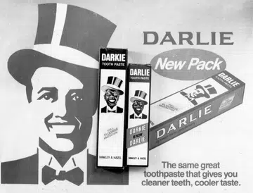 Red-faced over blackface