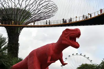 Dinos at Gardens by the Bay