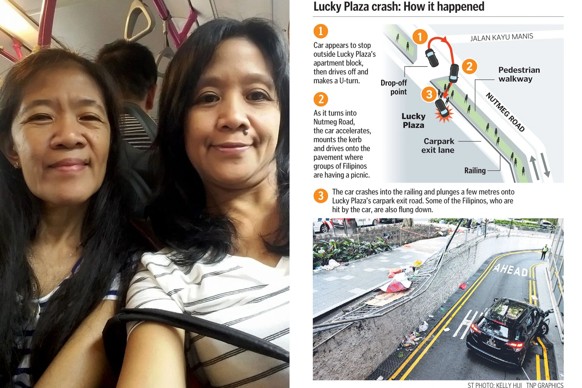 Sisters Arceli (left) and Arlyn Picar Nucos. 