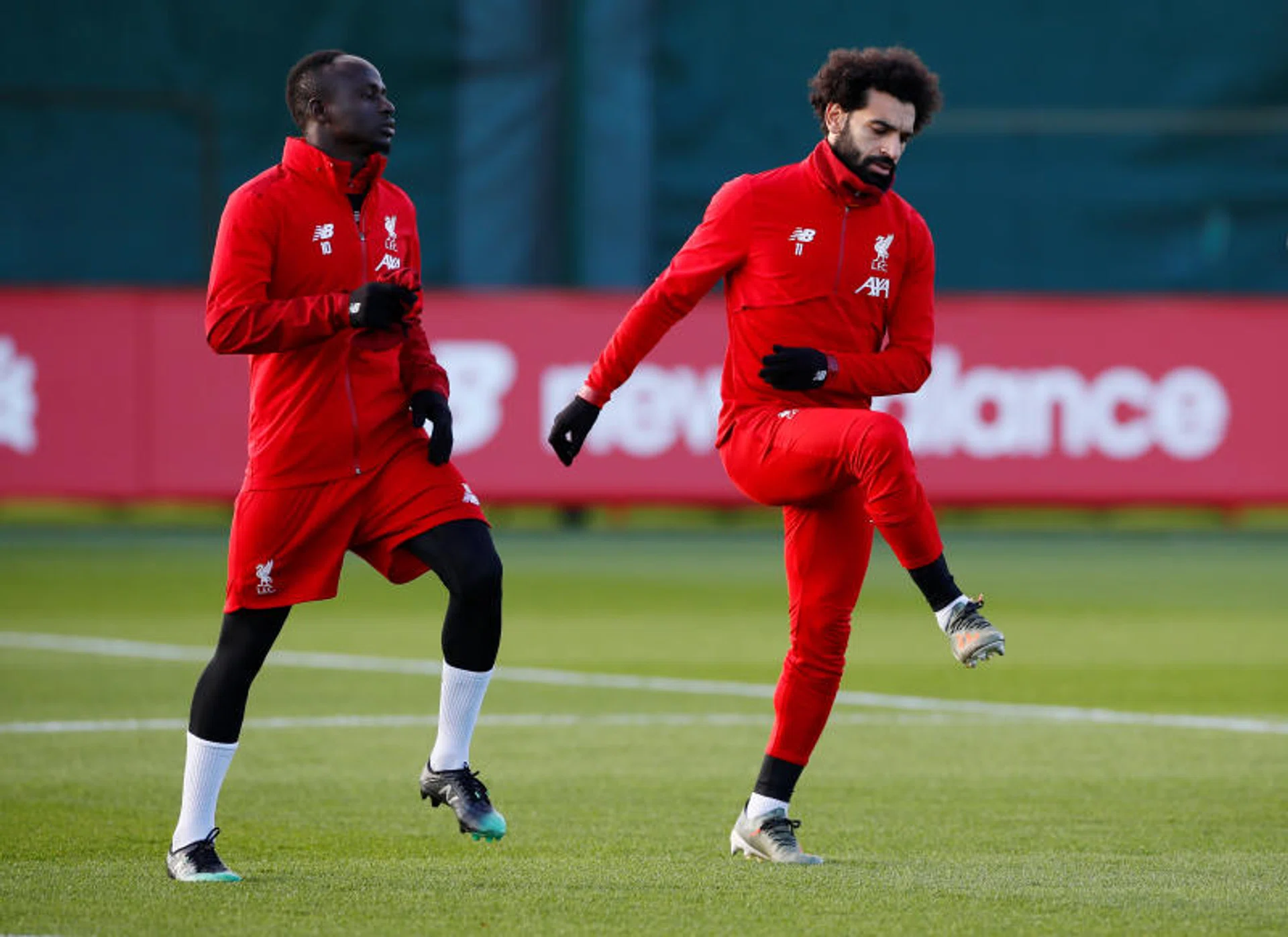 Liverpool's African players Sadio Mane (left), Mohamed Salah (right) and Naby Keita (not in picture) will miss up to a month in January 2021 if they play in the African Nations Cup.