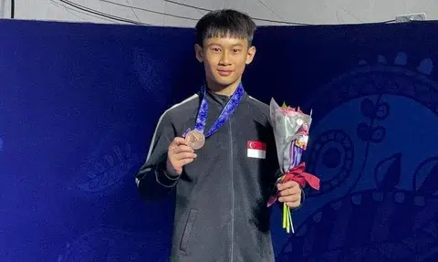 Artistic gymnast Jovi Loh wins historic bronze at Junior Asian C'ships