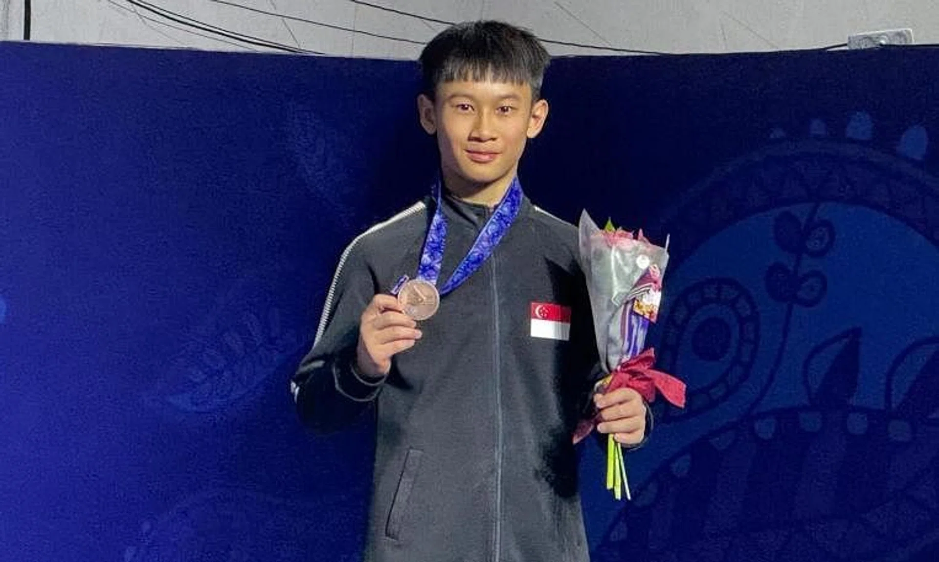 Jovi Loh is the first Singaporean to win a Men’s Artistic Gymnastics medal at the Junior Asian Championships.