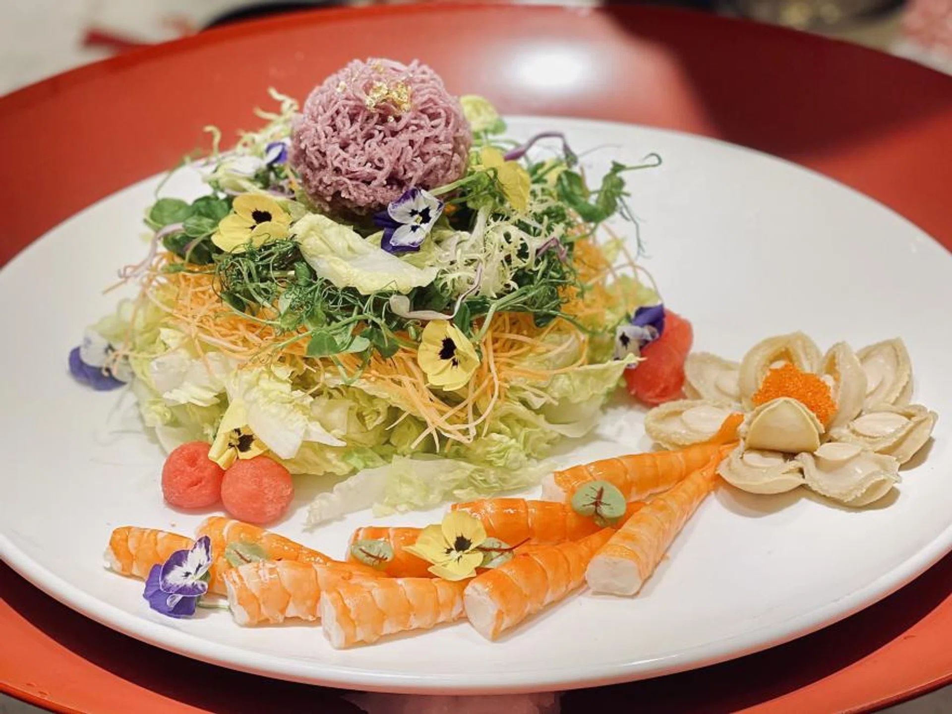 Auspicious Abundance ‘Lo Hei’ from Min Jiang at Dempsey