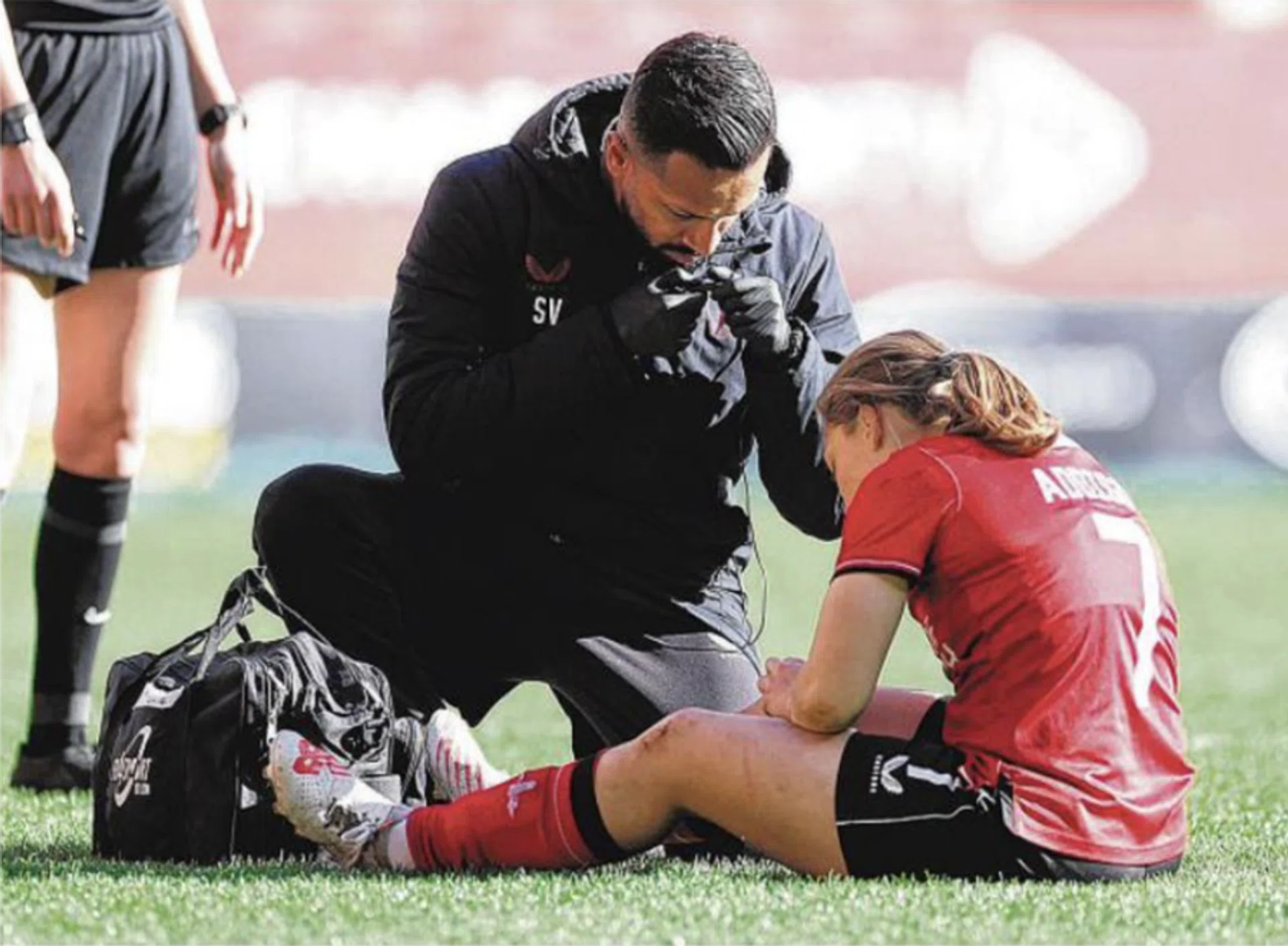 Suren Vata is the head physio at Charlton Athletic’s women’s football team.