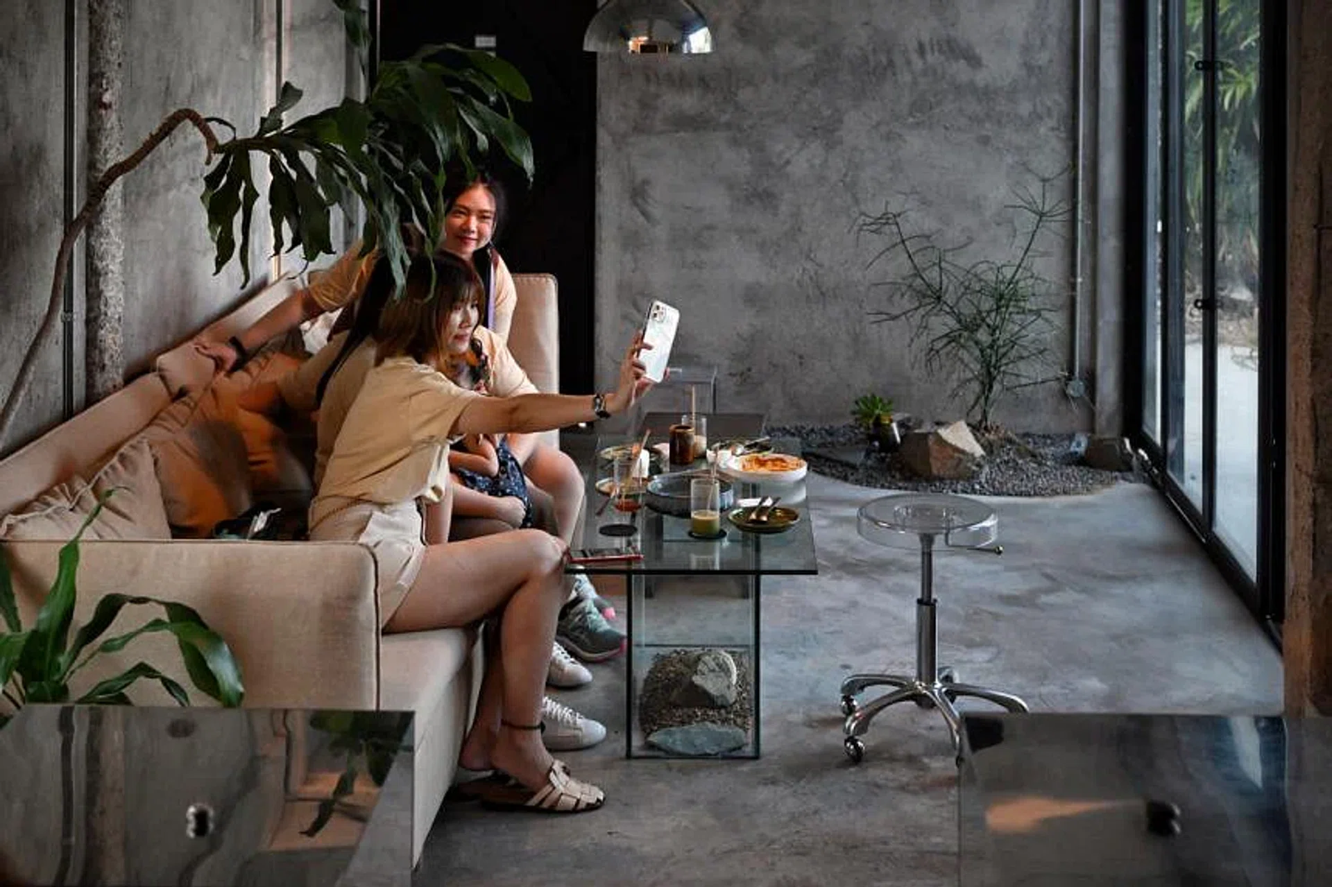 Customers at Keijometo, a cafe near the popular Taman Sentosa area in Johor Bahru.
