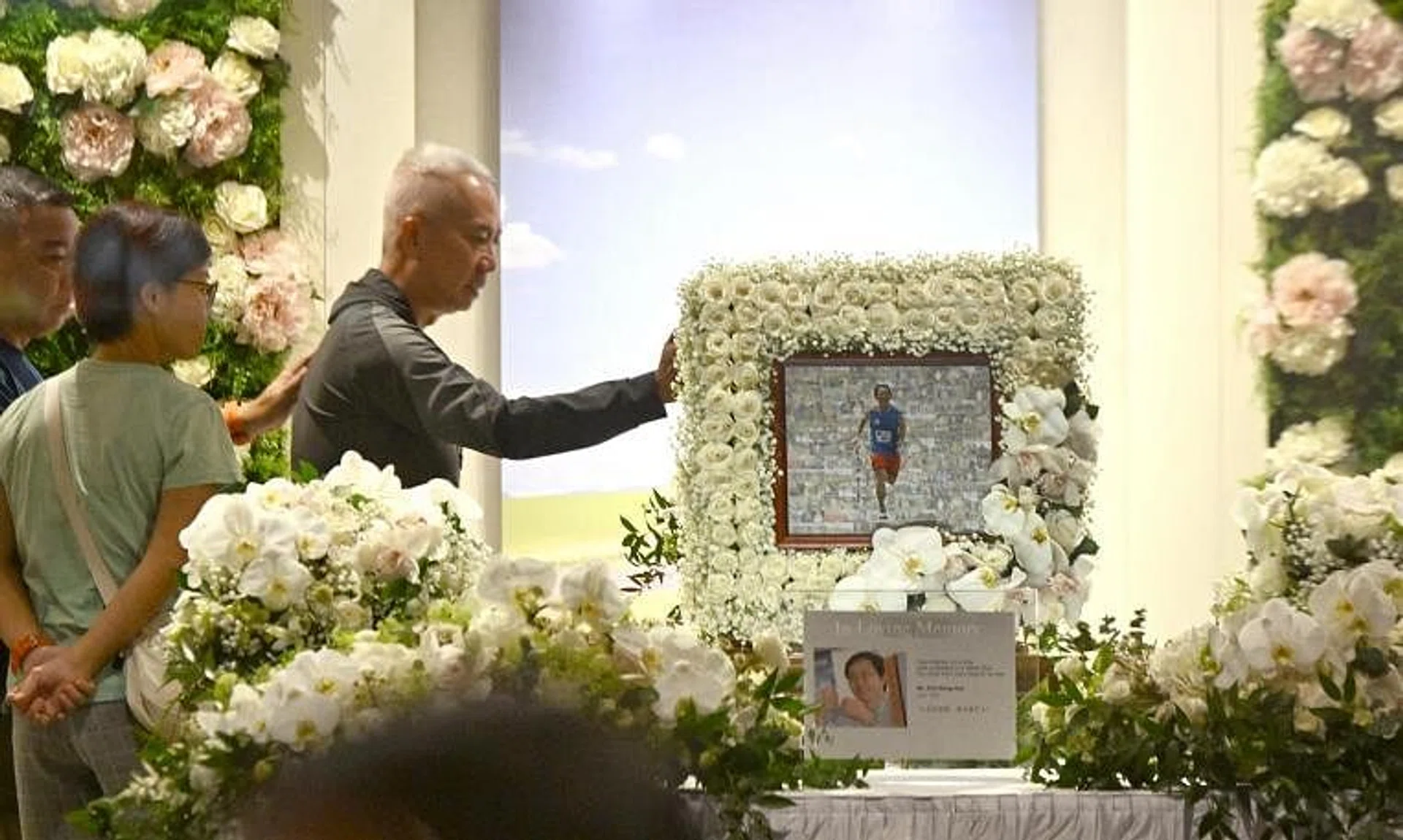 Friends voiced their shock at the death of Mr Sim during his wake in Choa Chu Kang.
