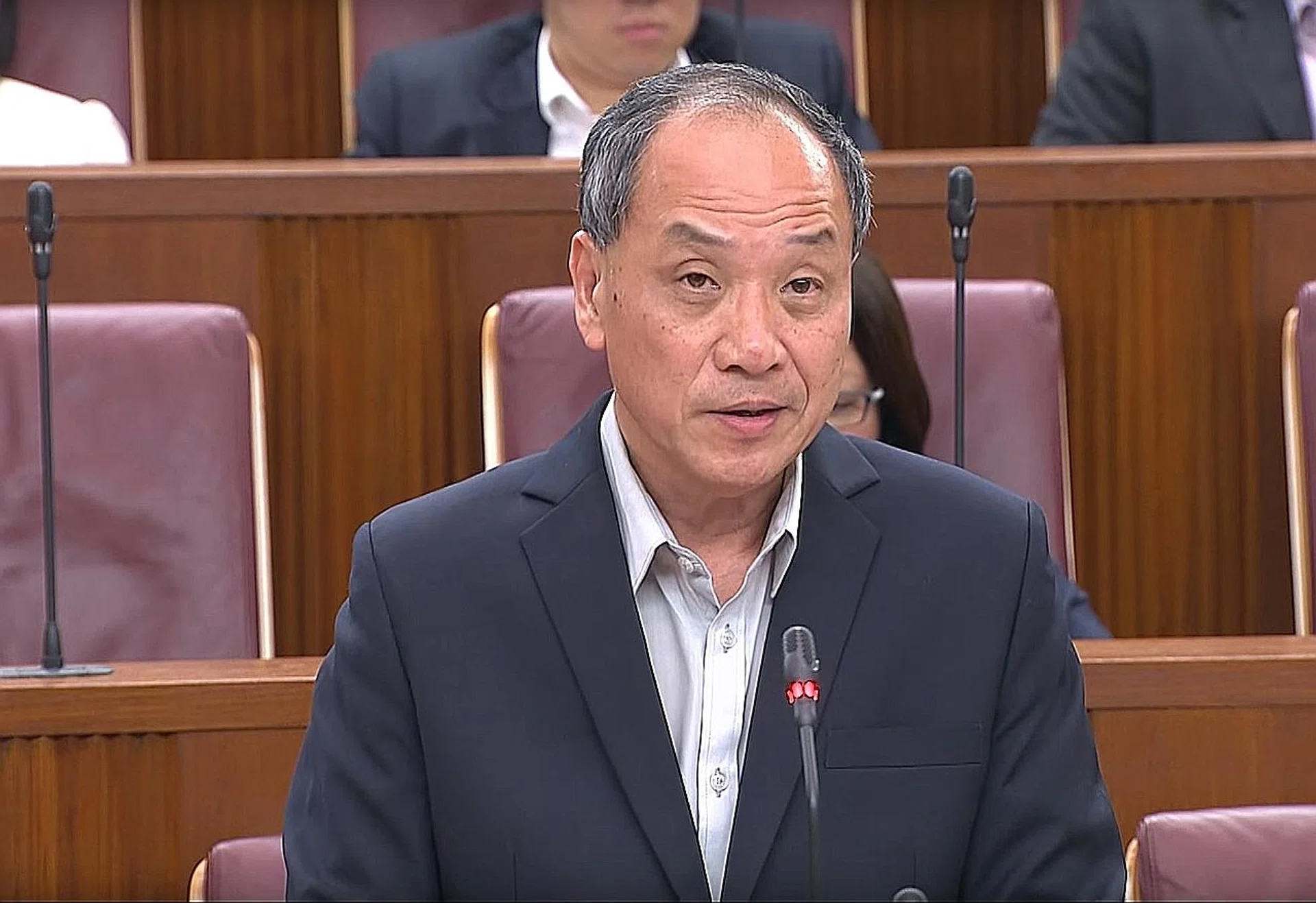 Former Workers' Party chief Low Thia Khiang. 