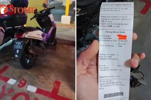 Certis disciplines officer who committed same violation that he fined motorcyclist for