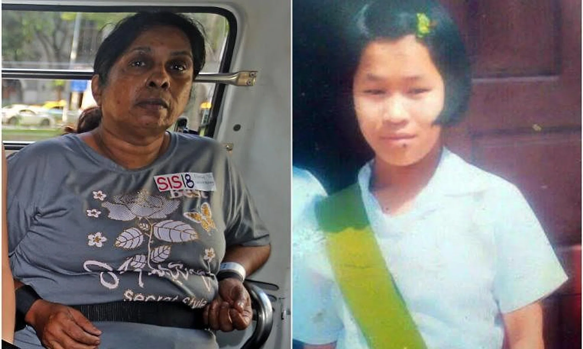 Prema S. Naraynasamy (left) pleaded guilty to 47 charges of voluntarily causing hurt to domestic helper Piang Ngaih Don.
