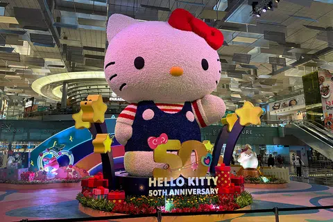 Changi Airport celebrates Hello Kitty's golden jubilee