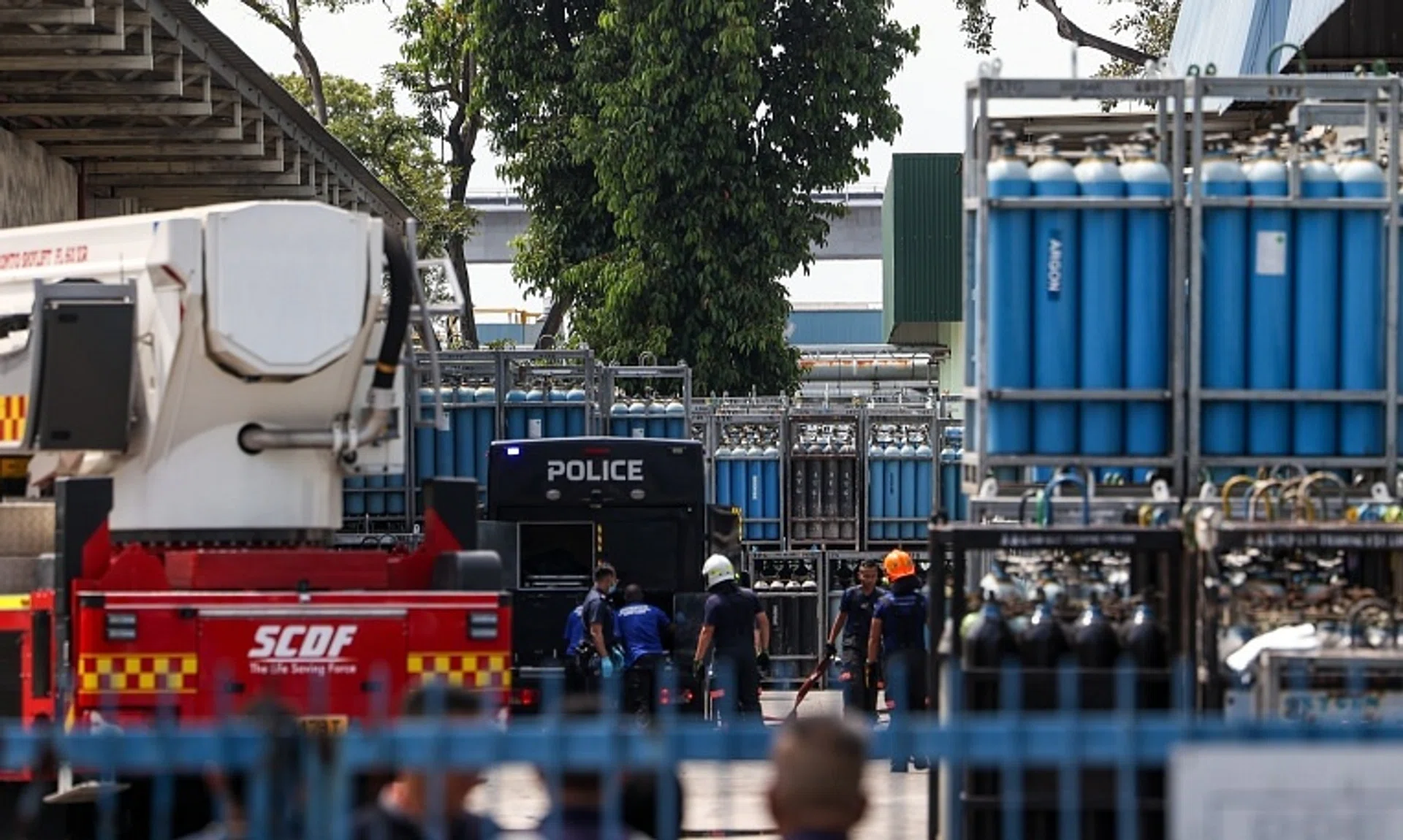 The SCDF was alerted to the fire at 21 Tuas Avenue 3 in December 2022 and extinguished the blaze using a water jet.