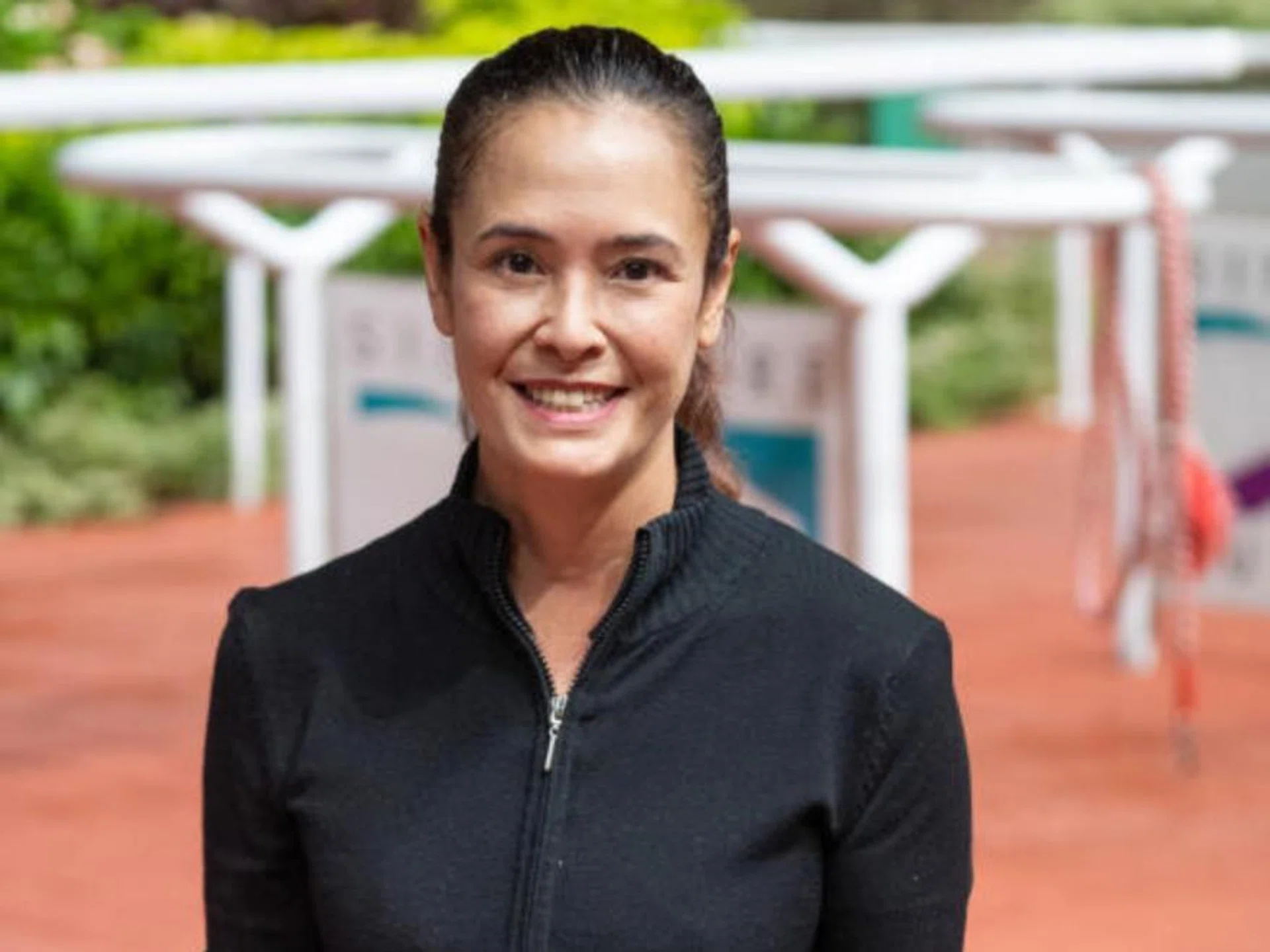 A radiant-looking Leticia Dragon on Aug 30, 2019, after a win by one of the pioneering trainer's horses, Star Knight. Incidentally, he was ridden by John Powell, her then boyfriend.
