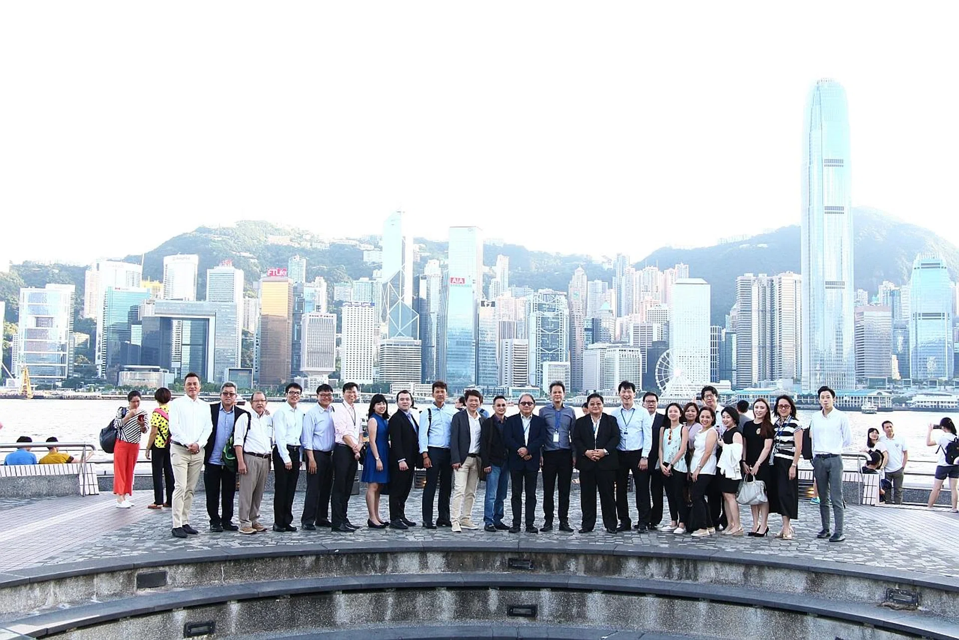 SUSS School of Business students in Hong Kong for a study trip.