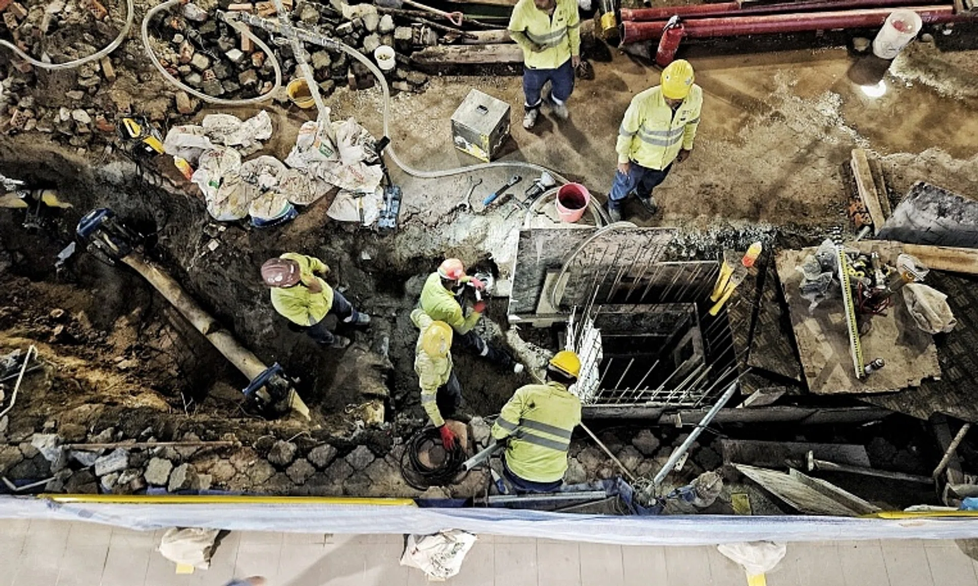 The gas leak was detected at a construction site at the side of 1 Tanjong Pagar Plaza on Nov 1.