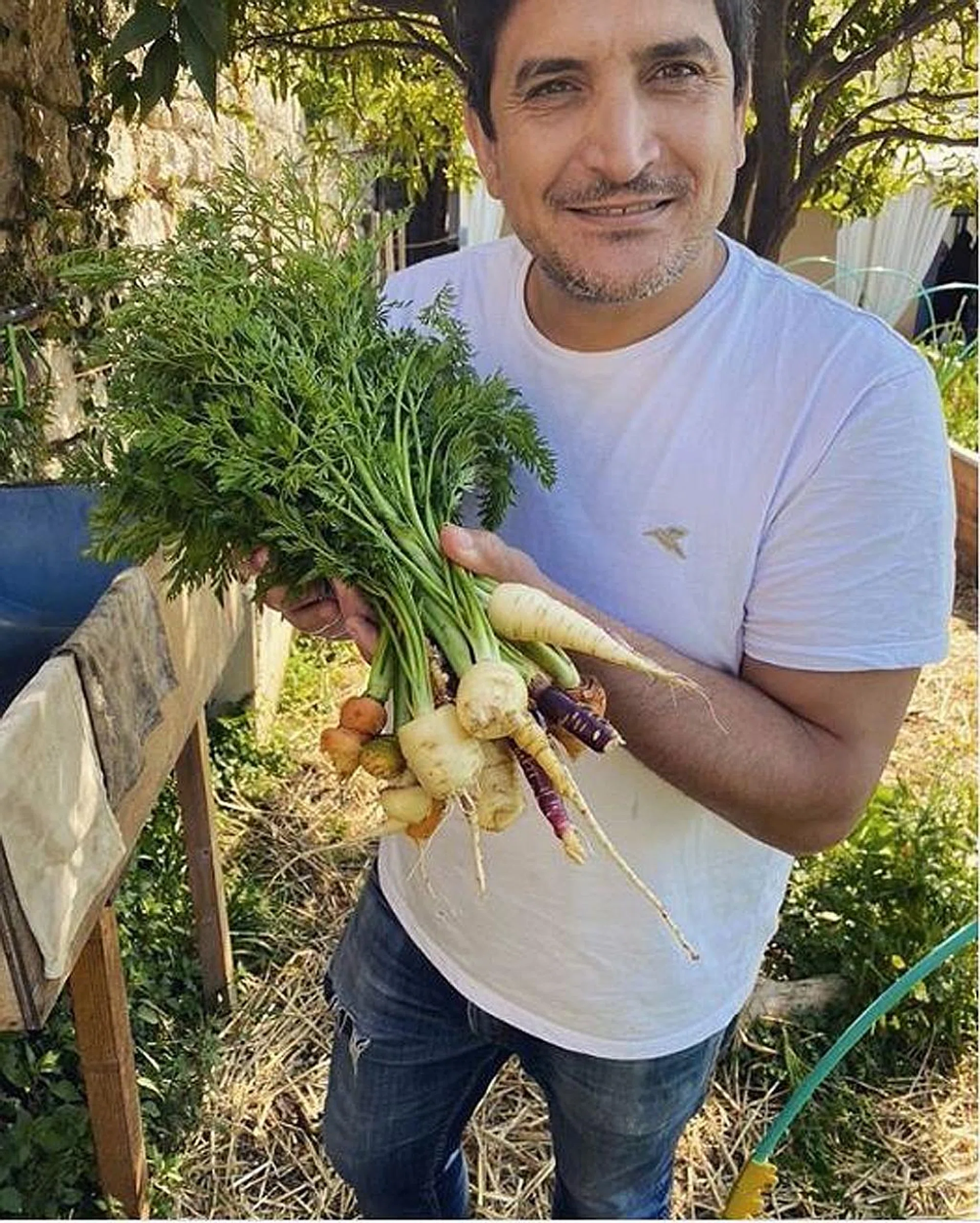 Mauro Colagreco draws inspiration from his gardens and the lunar cycle. 