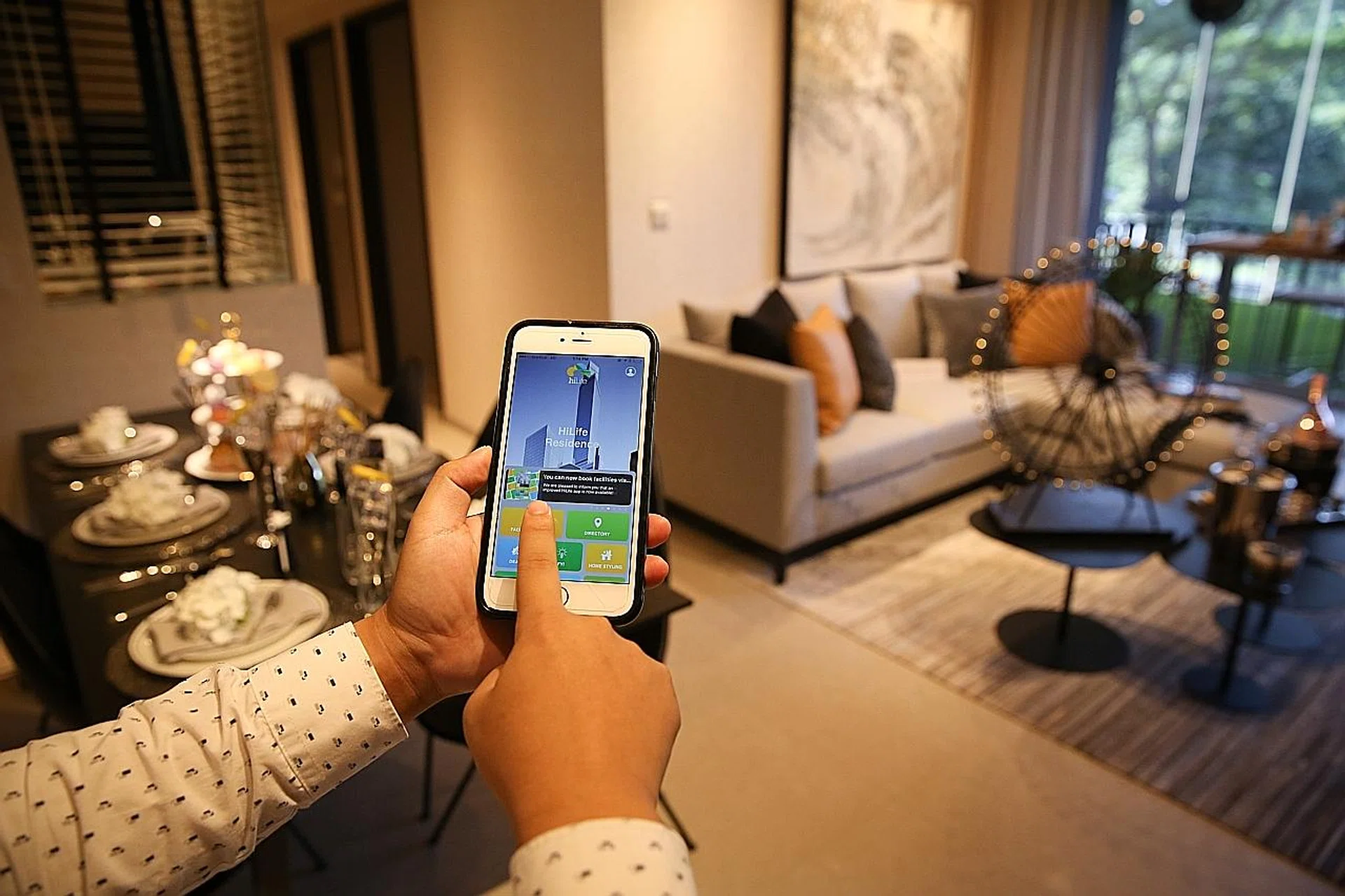At iNz Residence, a 497-unit project in Choa Chu Kang, residents will be able to control appliances through an app. 