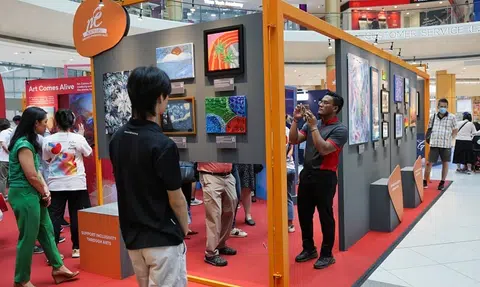 Concept train promotes inclusivity through art