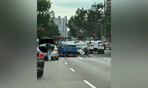 7-car pile-up in Bukit Merah, second multi-vehicle crash of the day
