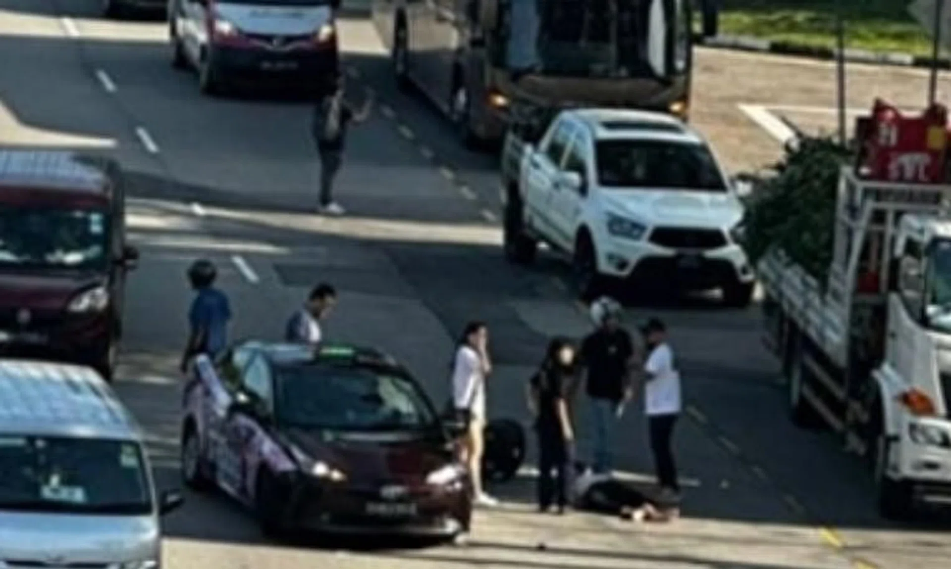 The police and SCDF were alerted to the accident on Clementi Road at 5pm on Aug 1.