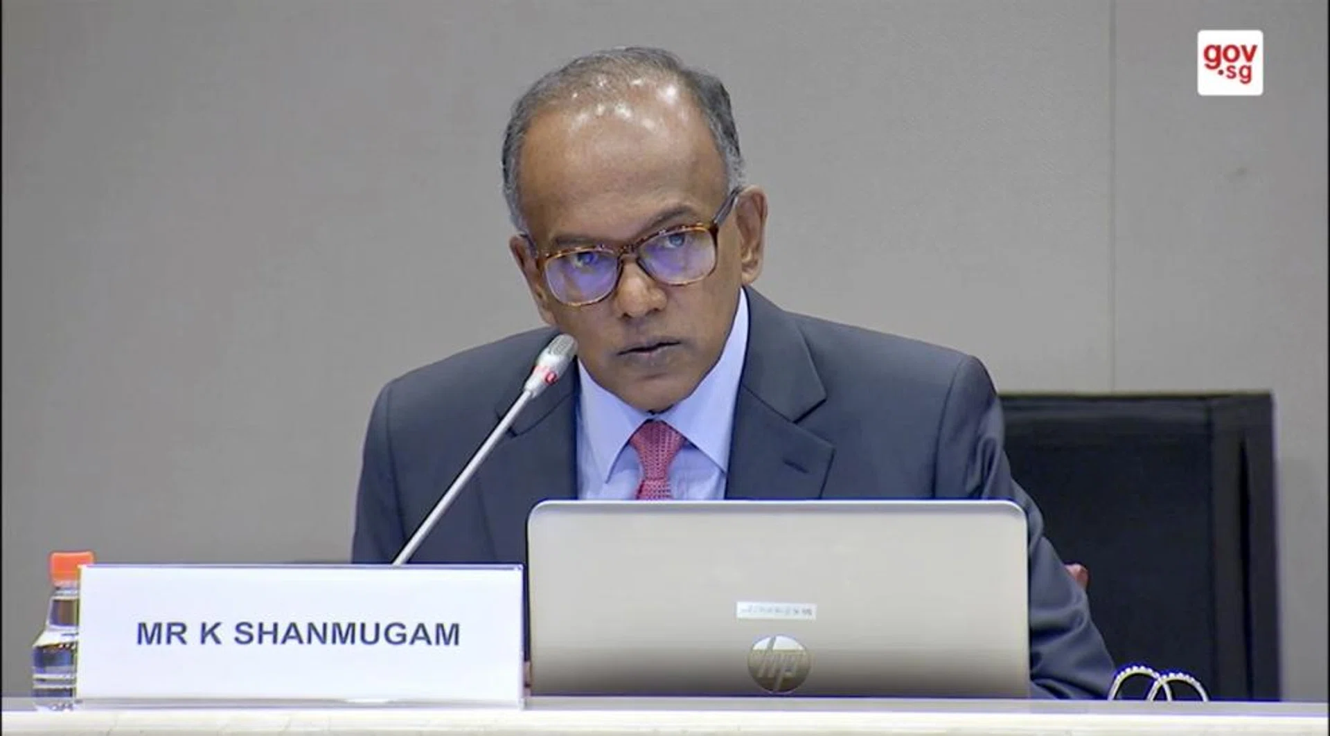 Law and Home Affairs Minister K. Shanmugam. 