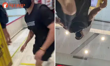 Youth punches man after he was asked to keep a 'safe distance' while in a queue at JCube