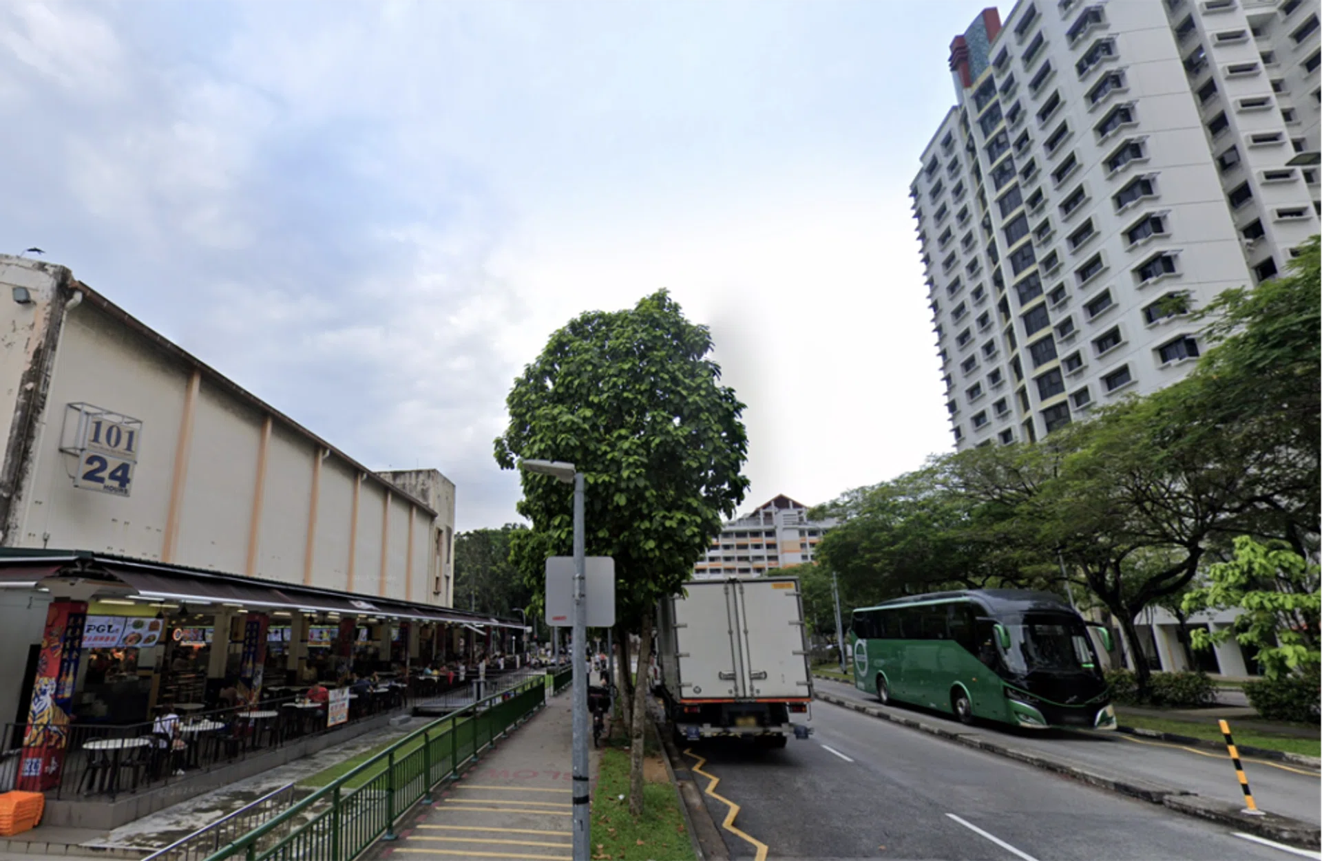 Residents living across the road complain of late-night noise from the coffee shop at 101 Yung Sheng Road.