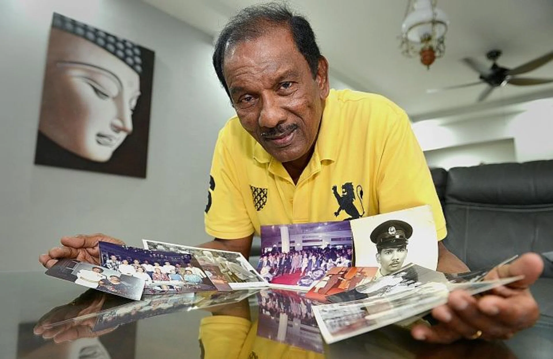 LESSONS:  Mr Karuppiah Kandasamy said he learnt a lot from just observing Mr Lee Kuan Yew.