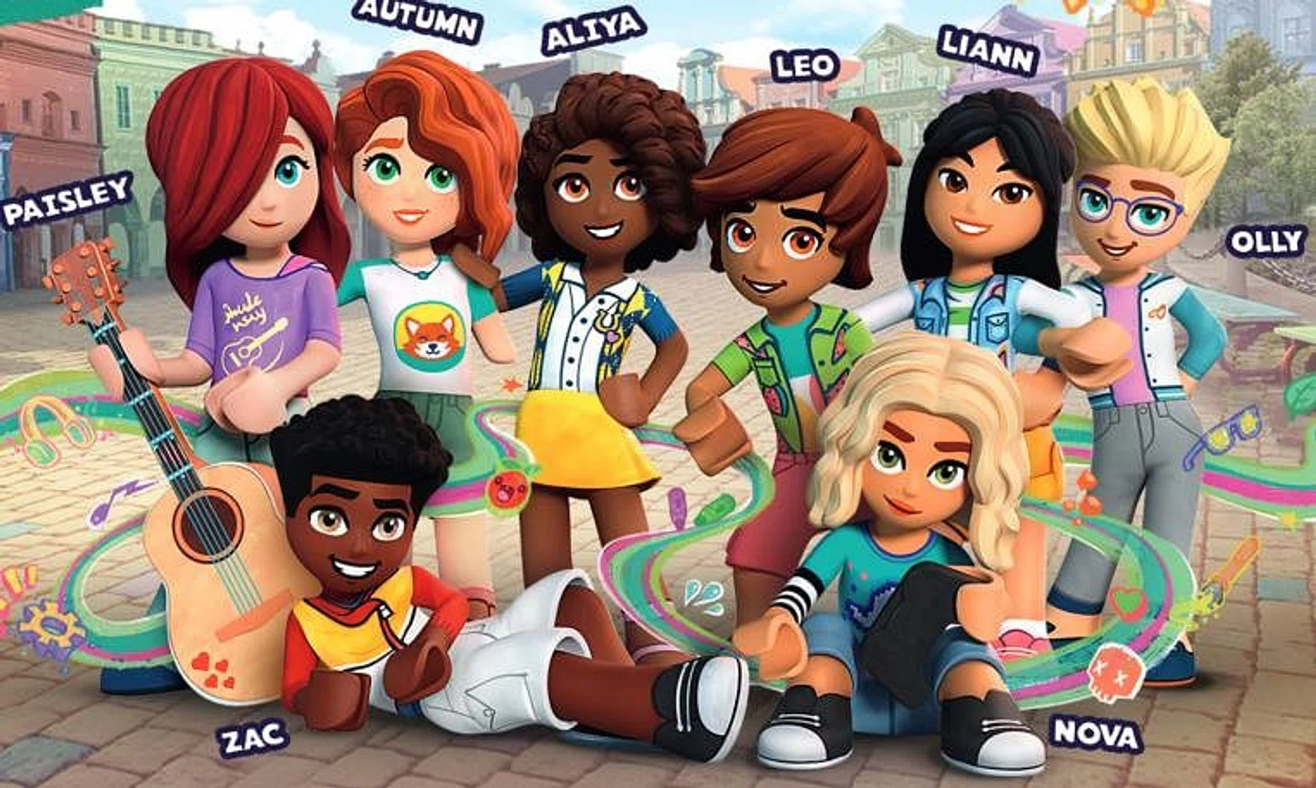 The popular Lego Friends line introduces eight new main characters. 