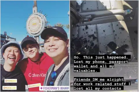 Pornsak and friends' US road trip ends with a robbery