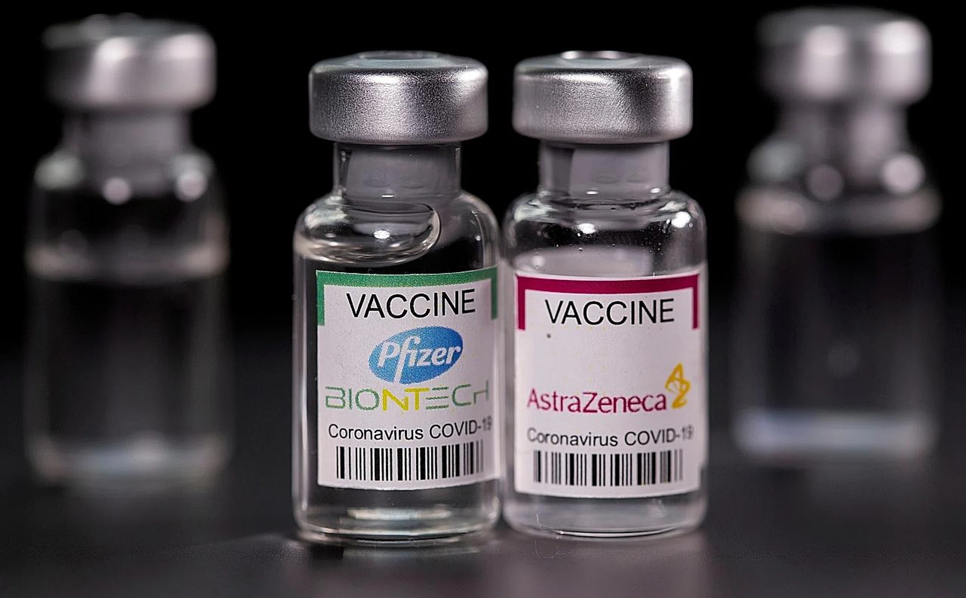 Two doses of Pfizer or AstraZeneca's coronavirus vaccine are almost as effective against the Delta variant as they are against the Alpha variant, a study showed. 