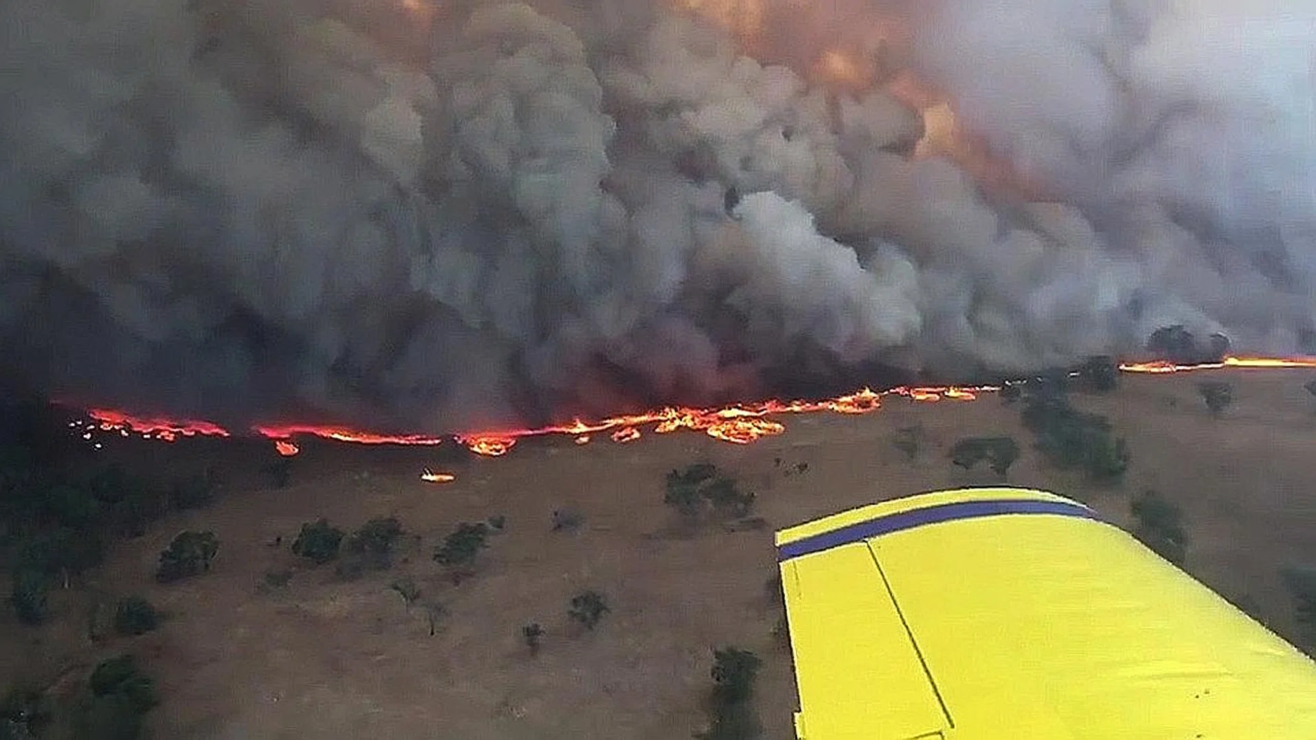 More than 2,500 firefighters are battling the blaze. 